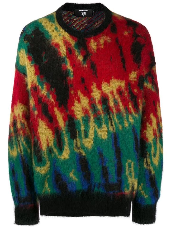 Dsquared2 Printed Knit Jumper