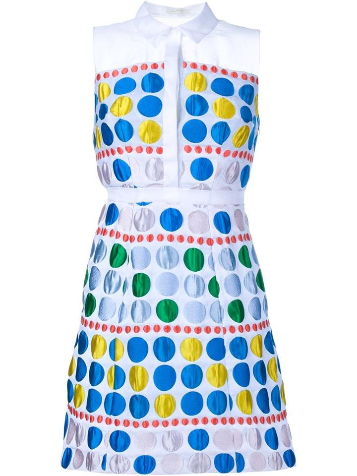 Delpozo Polka Dot Shirt Dress