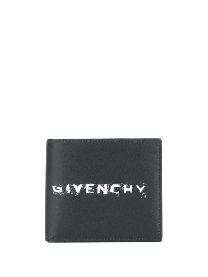 Givenchy Printed Logo Wallet - Black