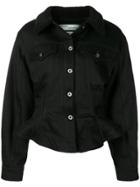 Off-white Oversized Denim Jacket - Black