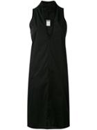 Kristensen Du Nord - Shift Dress - Women - Cotton/spandex/elastane - 3, Black, Cotton/spandex/elastane