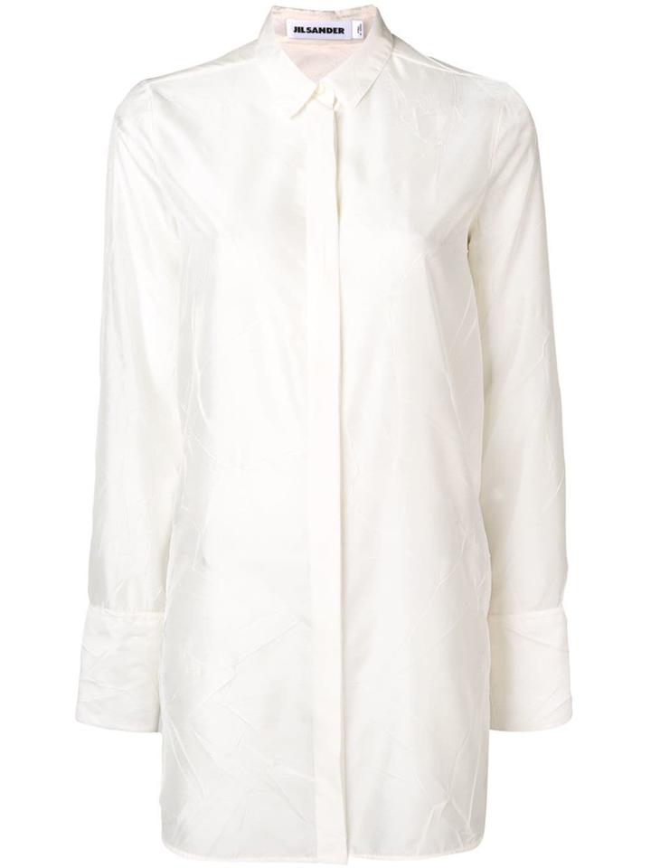 Jil Sander Francesca Wrinkled Shirt - White