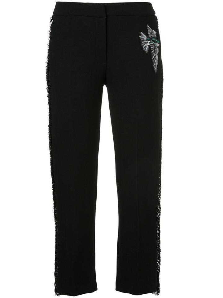 Markus Lupfer Cropped Tailored Trousers - Black