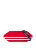 Marni Striped Belt Bag - Red