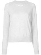 Maison Margiela Cashmere Cut-out Sweater - Grey