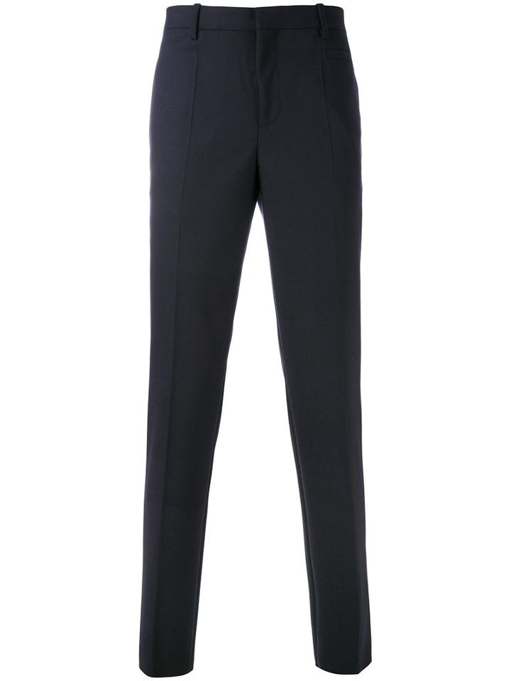 Neil Barrett - Slim-fit Trousers - Men - Polyester/spandex/elastane/virgin Wool - 46, Blue, Polyester/spandex/elastane/virgin Wool