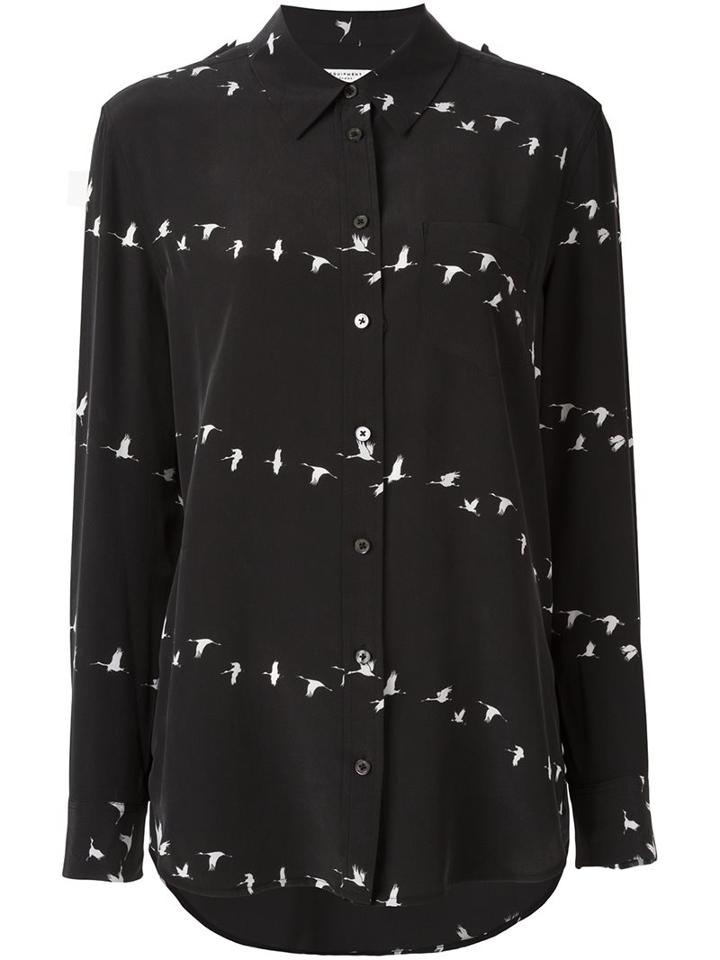 Equipment Migratory Bird Print Shirt