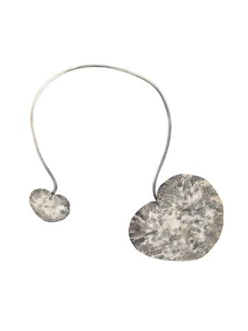 Katheleys Pre-owned Robert Goossens Lalanne Leaves Necklace - Silver