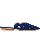Derek Lam Tokyo Mules, Women's, Size: 37.5, Blue, Leather