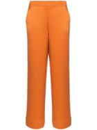 Asceno Pyjama-style Wide-leg Trousers - Orange