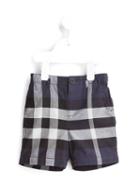 Burberry Kids Nova Check Bermuda Shorts, Toddler Boy's, Size: 12 Mth, Blue