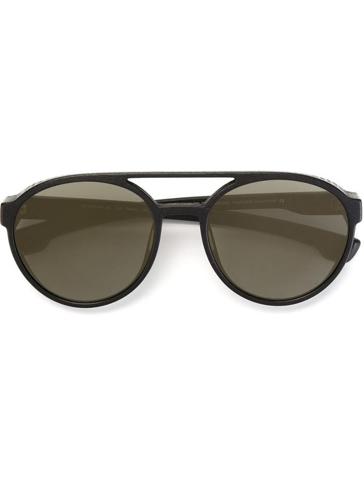 Mykita - 'targa' Sunglasses - Unisex - Acetate - One Size, Black, Acetate