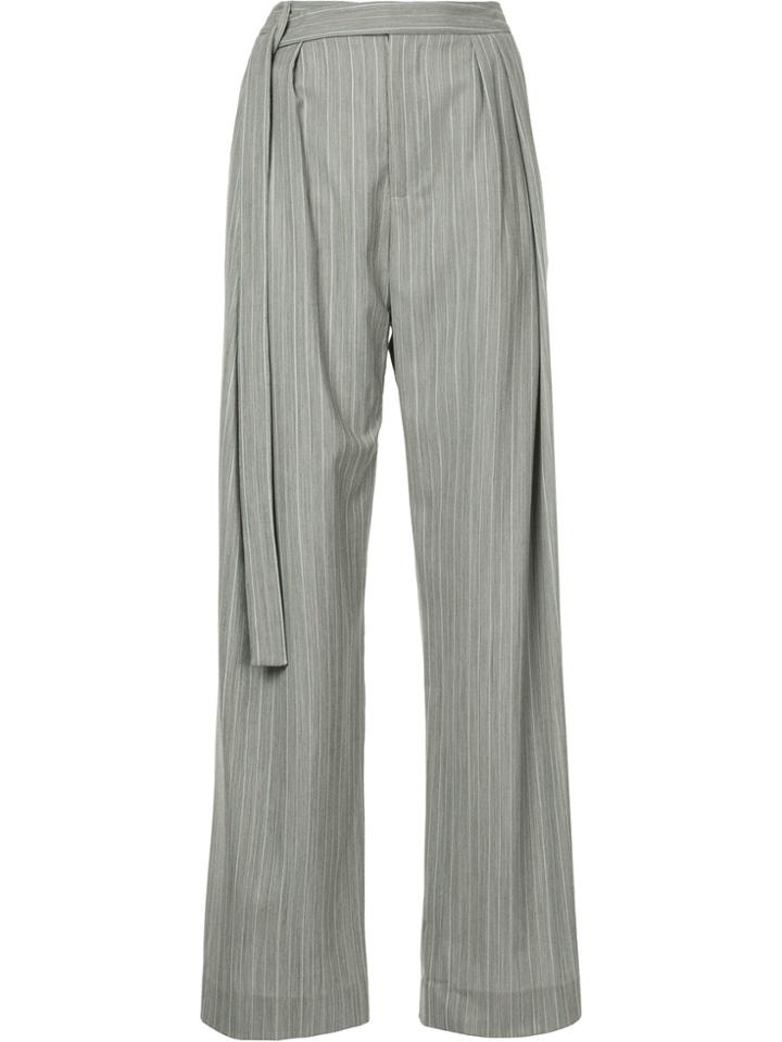 Christopher Esber Extended Band Multi-tuck Pants - Grey
