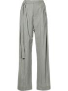 Christopher Esber Extended Band Multi-tuck Pants - Grey