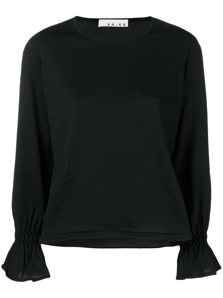 20:52 Bell Sleeve Sweater - Black