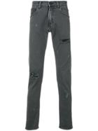Edwin Distressed Slim Fit Jeans - Grey