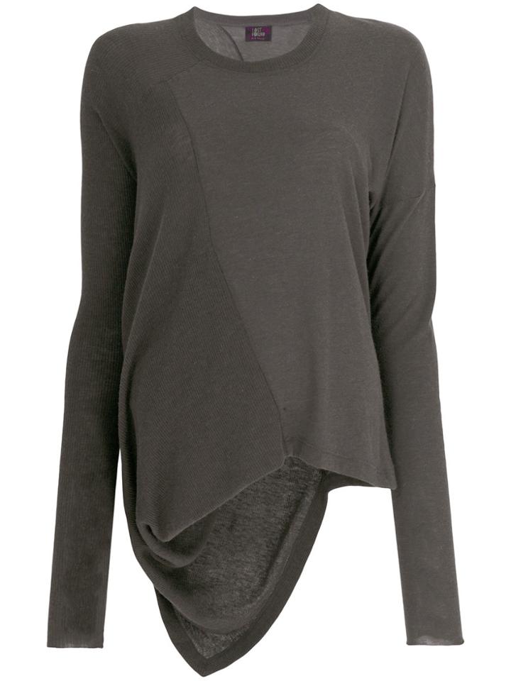 Lost & Found Ria Dunn Twisted Side Jumper - Green