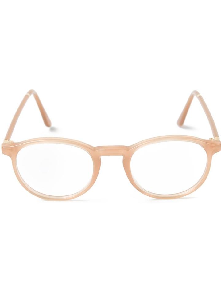 Retro Super Future Round Frame Glasses