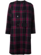 Numerootto 'quadri' Coat, Women's, Size: 40, Blue, Wool