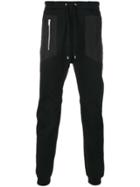 Les Hommes Urban Patch Pocket Sweatpants - Black