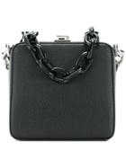 The Volon Chunky Chain Box Bag - Black