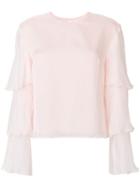 Dondup Layered Sleeve T-shirt - Pink