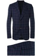 Gucci - Checked Two-piece Suit - Men - Cupro/wool - 54, Blue, Cupro/wool