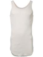 Kazuyuki Kumagai Curved Hem Vest, Men's, Size: 3, Nude/neutrals, Cotton