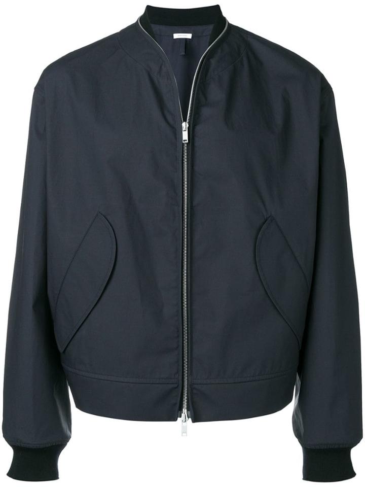 Jil Sander Classic Bomber Jacket - Blue
