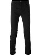 Poème Bohémien Ankle Length Skinny Jeans, Men's, Size: 48, Black, Cotton/spandex/elastane