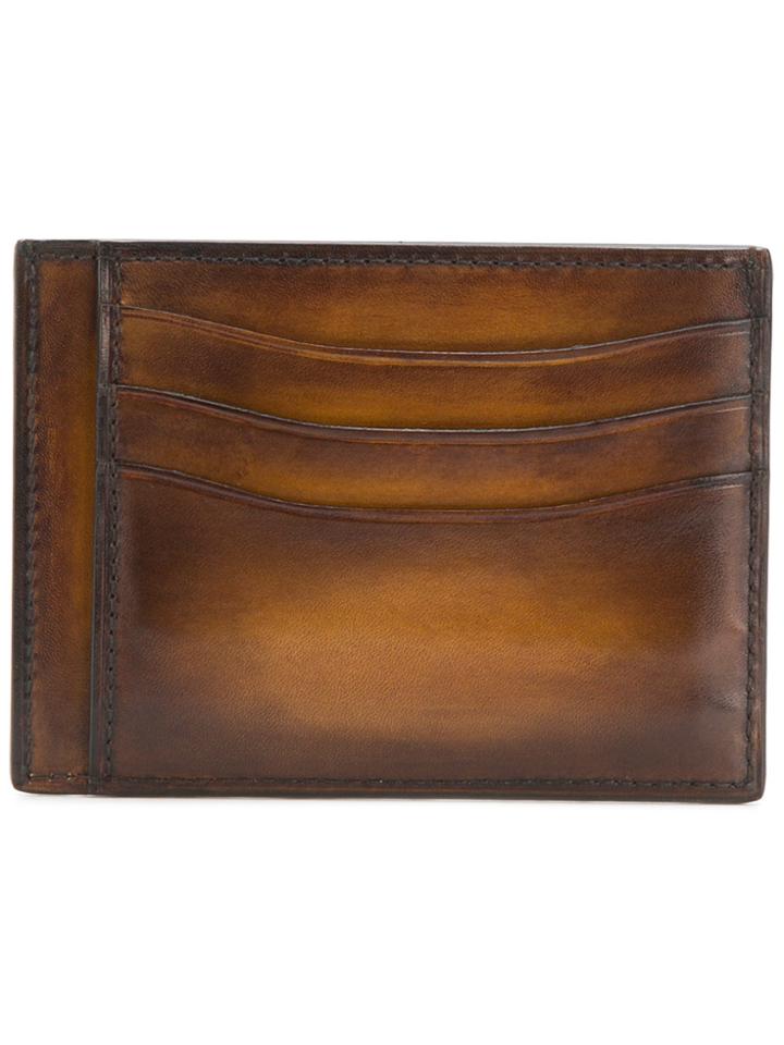 Berluti Embossed Cardholder - Brown