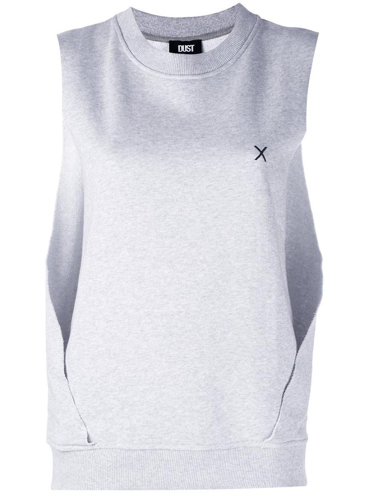 Dust - Sleeveless Hoodie - Women - Cotton - M, Grey, Cotton