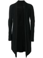 Devoa Oversized Cashmere Cardigan - Black