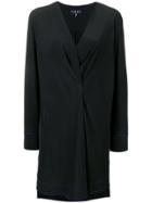 Rag & Bone Drape Shirt Dress - Black