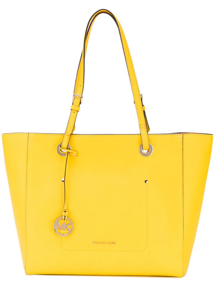 Michael Michael Kors Large Walsh Tote Bag - Yellow & Orange