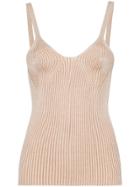Mara Hoffman Fitted Knitted Vest Top - Neutrals