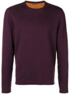 Jacob Cohen Crew Neck Sweater - Pink & Purple