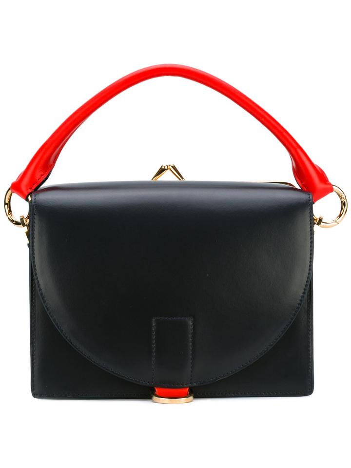 Sacai - Multi-way Box Bag - Women - Leather/metal - One Size, Blue, Leather/metal