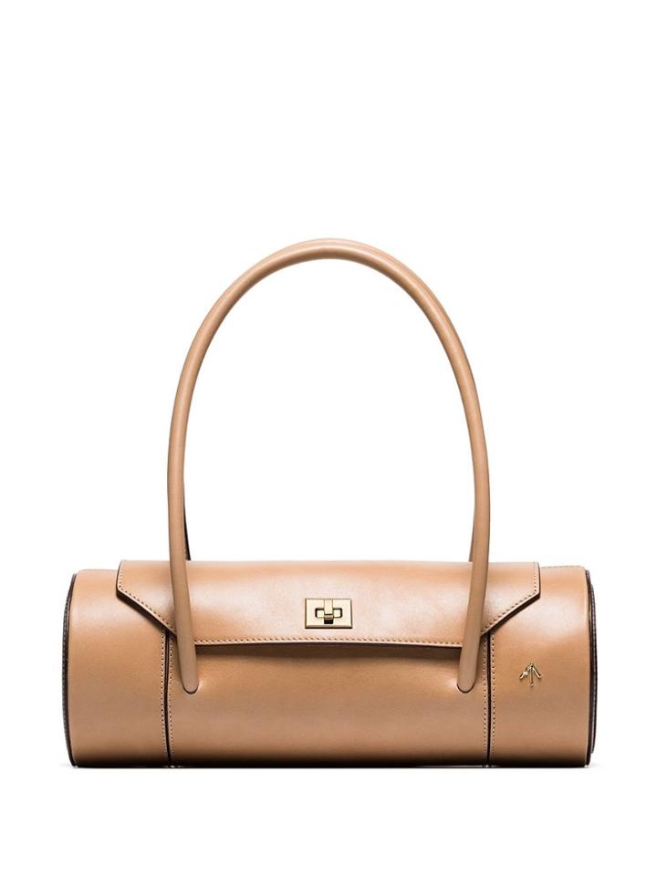 Manu Atelier London Cylindrical Bag - Neutrals
