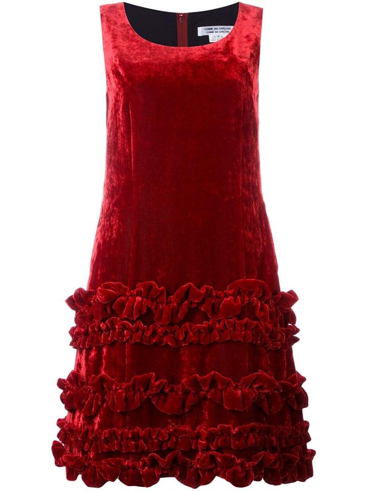 Comme Des Garçons Comme Des Garçons Ruffled Hem Dress