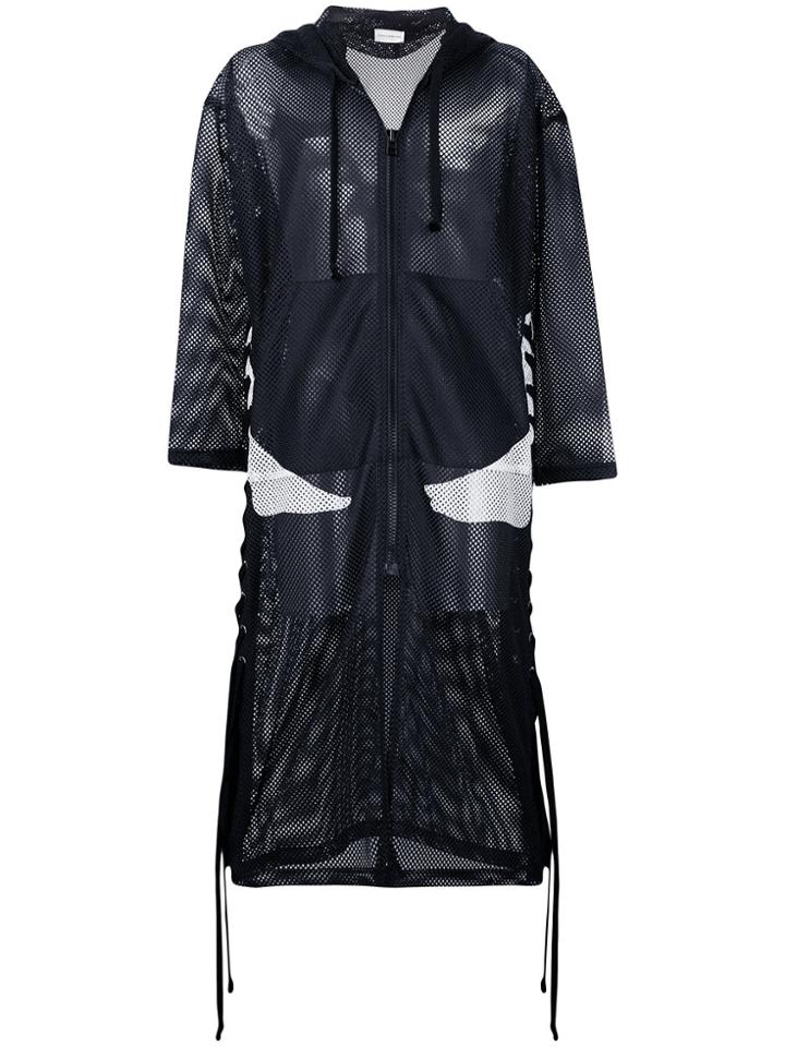 Faith Connexion Zipped Hooded Coat - Black
