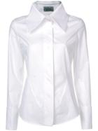 Balossa White Shirt Edira Pointed Collar Shirt