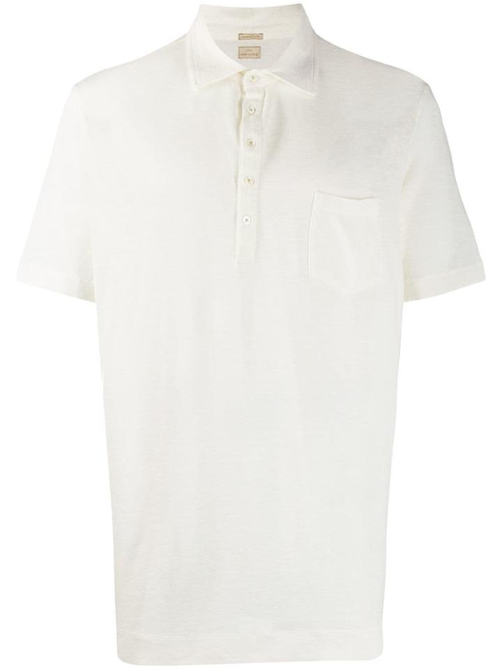 Massimo Alba Basic Polo Shirt - White