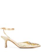 Dal Cò Vintage 1990s Embellished Mules - Gold