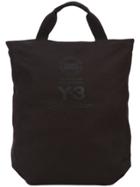 Y-3 Logo Print Tote - Black