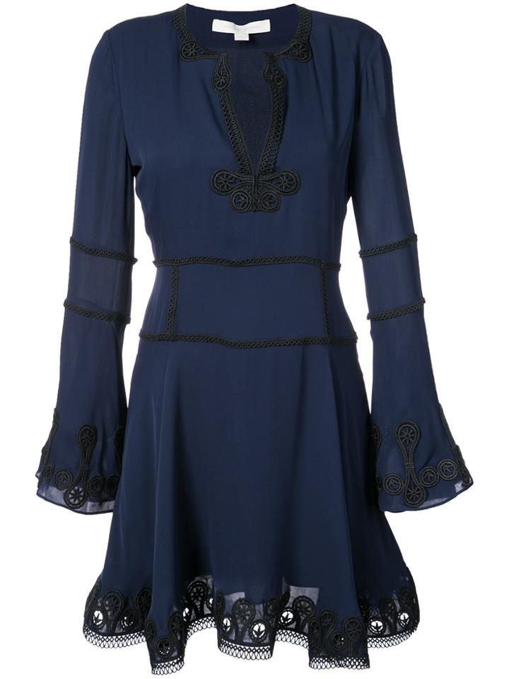 Jonathan Simkhai Embroidery Trimmed Dress - Blue