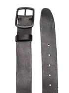 Dondup Plain Buckle Belt - Black