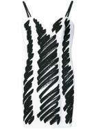 Moschino Sketch Print Cami Dress - Black