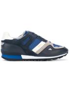 Boss Hugo Boss Lace-up Logo Sneakers - Blue