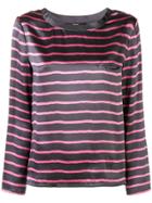 Steffen Schraut Striped T-shirt - Grey
